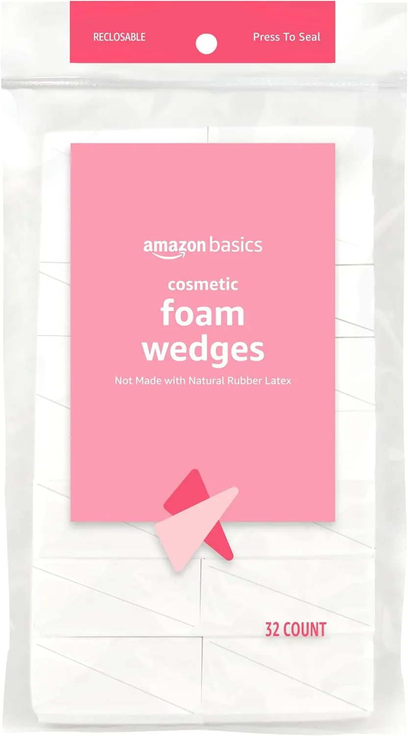 Cosmetic Foam Wedges for Makeup, 32 Count