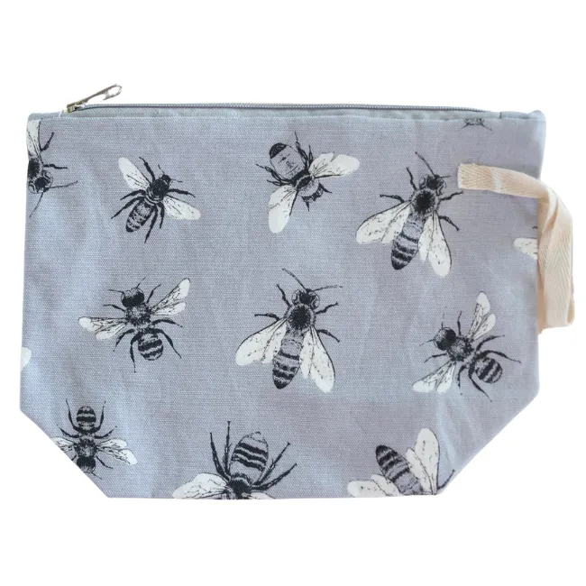 Cosmetic Toiletry Bag - Sketch Bees