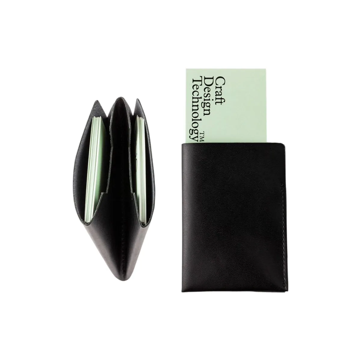 CRAFT DESIGN TECHNOLOGY Leather Card Case - Black