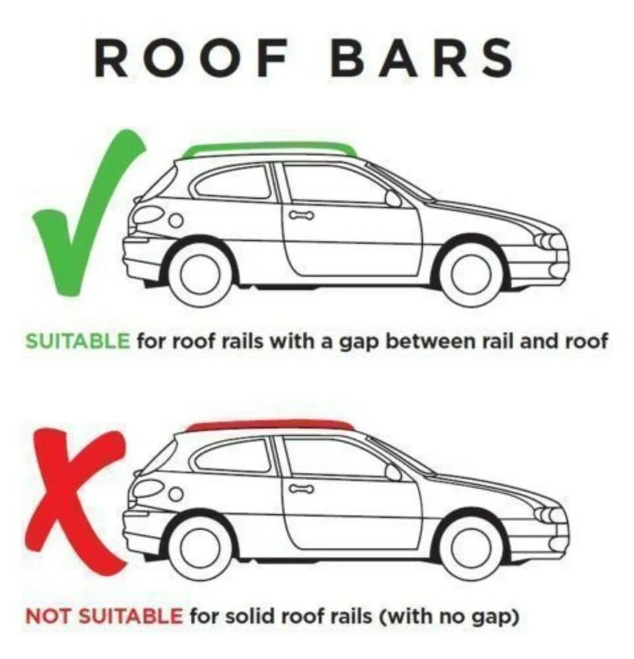 Cross Bars Roof Rack Aluminium Locking Fits Vauxhall Astravan Astra Van 85-05