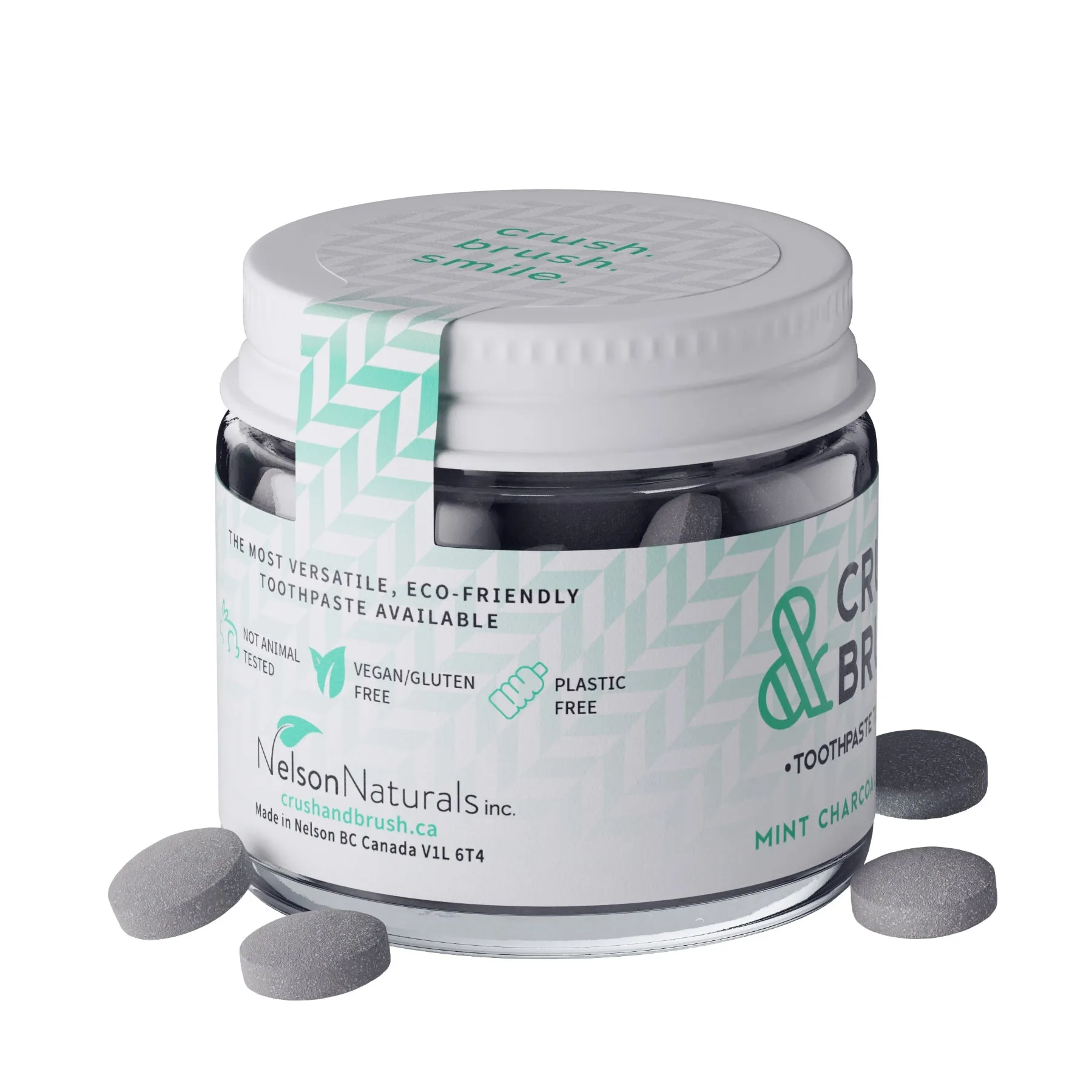 Crush & Brush CHARCOAL MINT