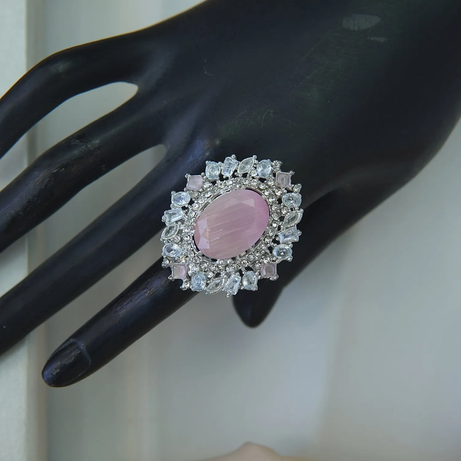 Cubic Zirconia Gemstone Ring