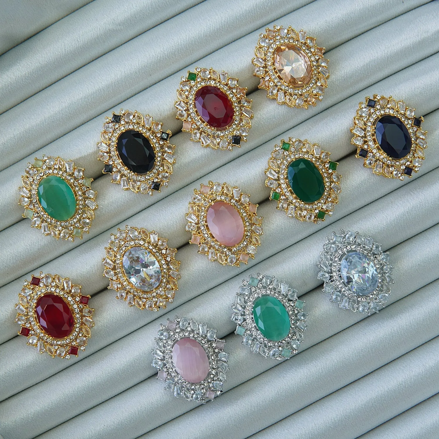 Cubic Zirconia Gemstone Ring