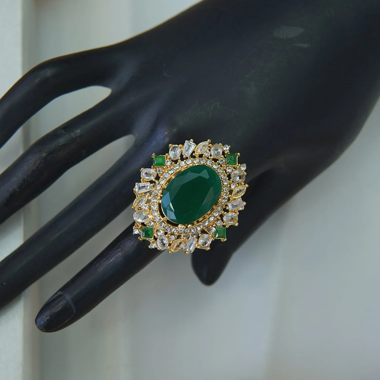 Cubic Zirconia Gemstone Ring