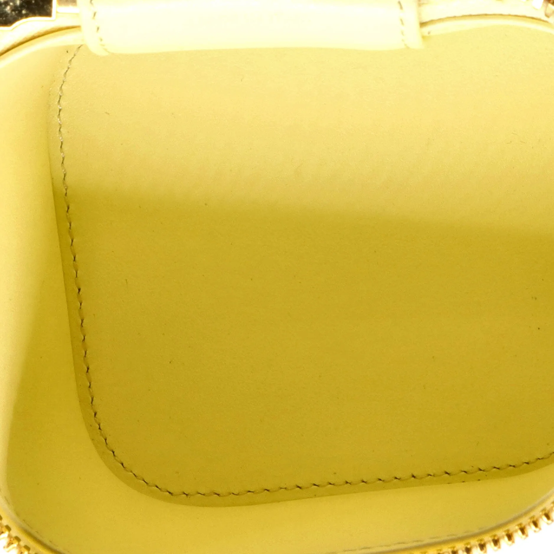 Cuir Top Handle Vanity Case Leather Mini