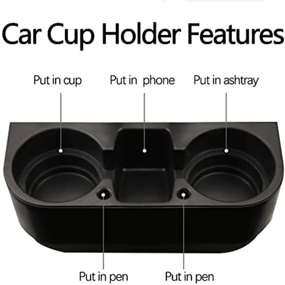 Cup Holder Portable Multifunction, Cup Holder Expander for Car, Vehicle Seat Cup Cell Phone Drinks Holder Box Car Interior Organizer