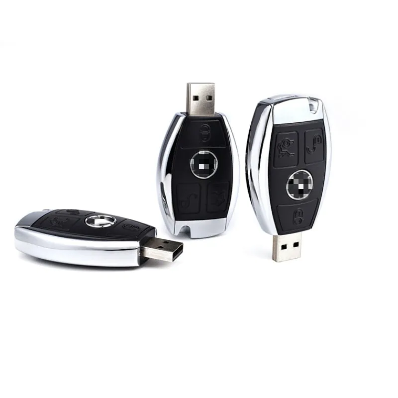 Custom USB Flash Drive Mercedes Logo Key Pen Drive Memory Stick