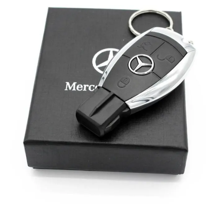 Custom USB Flash Drive Mercedes Logo Key Pen Drive Memory Stick