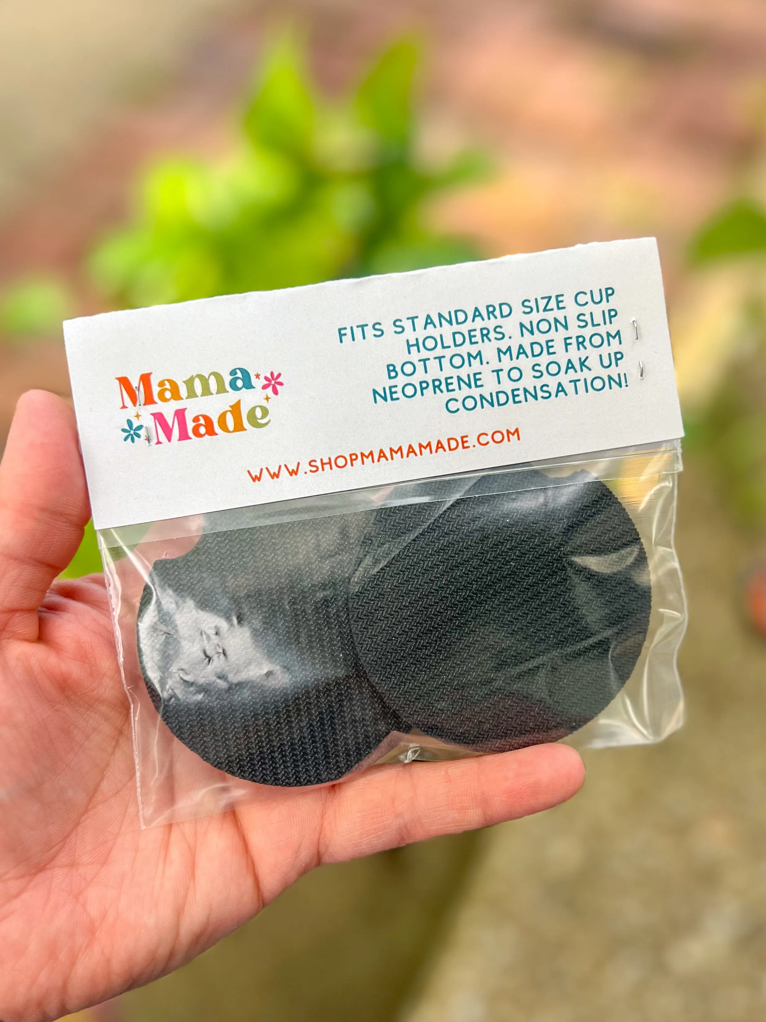 Dark Mushrooms Car Coasters