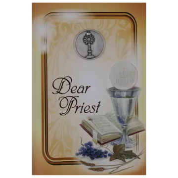 Dear Priest Token Gift Greeting Card