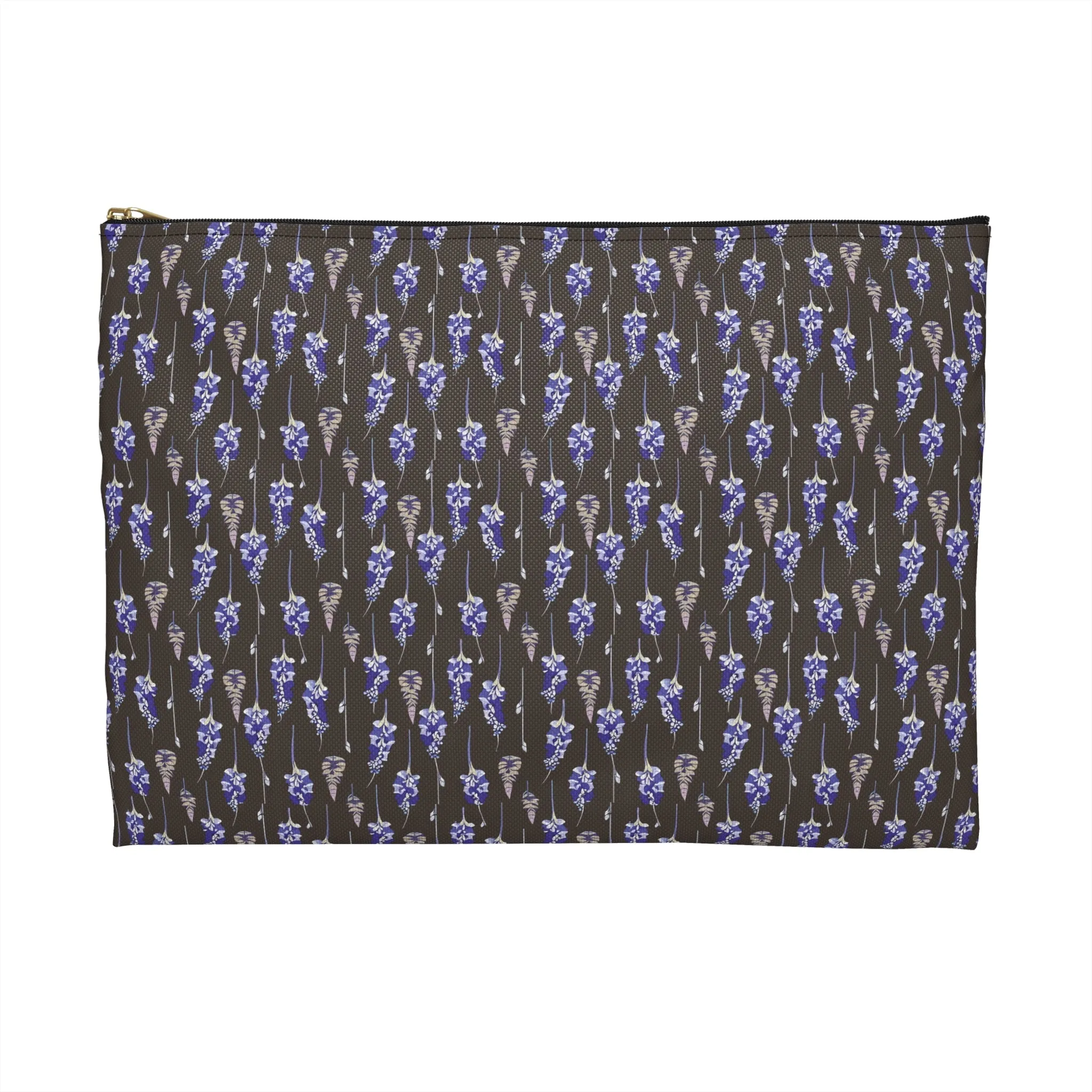 Delphinium Flower Cosmetic Travel Bag