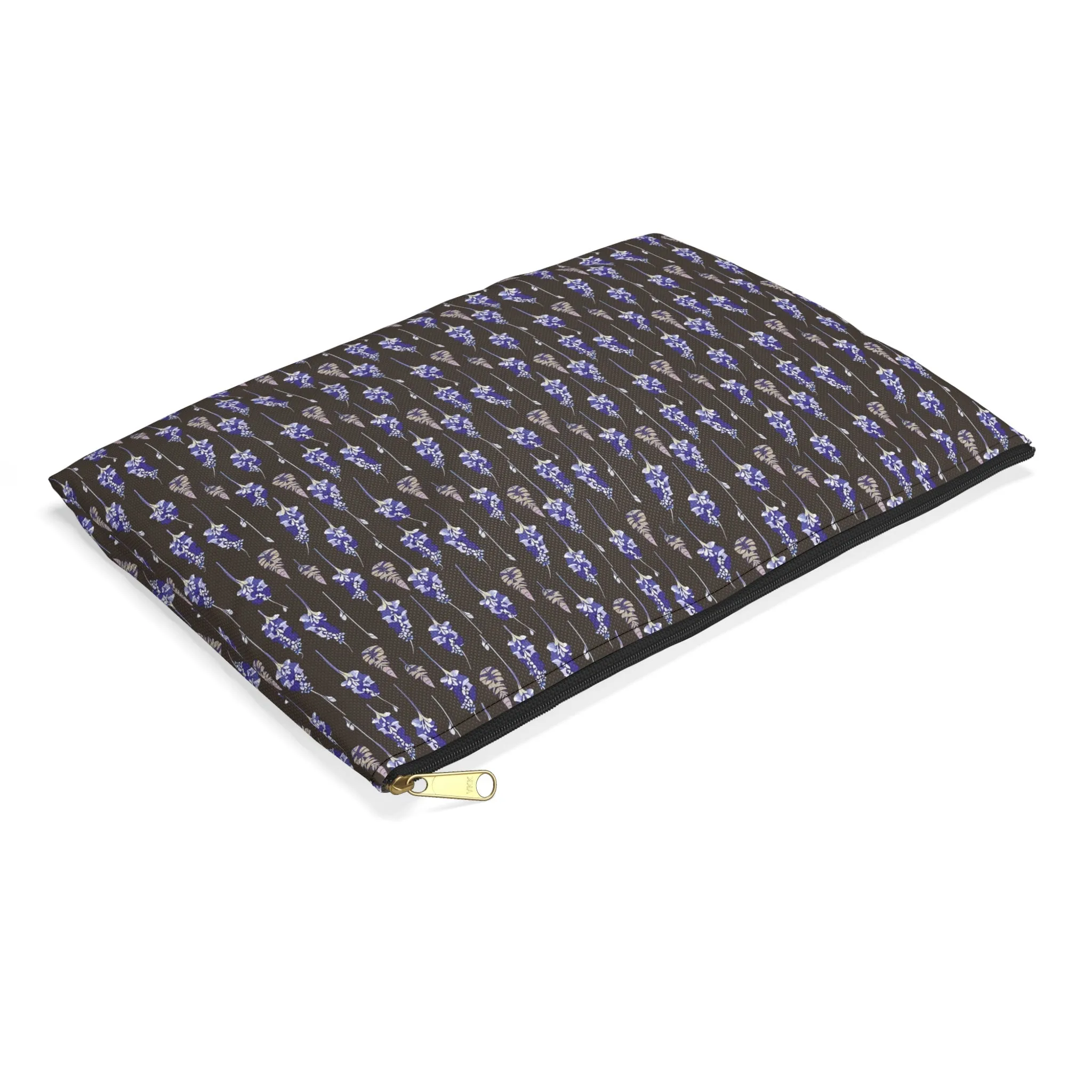 Delphinium Flower Cosmetic Travel Bag