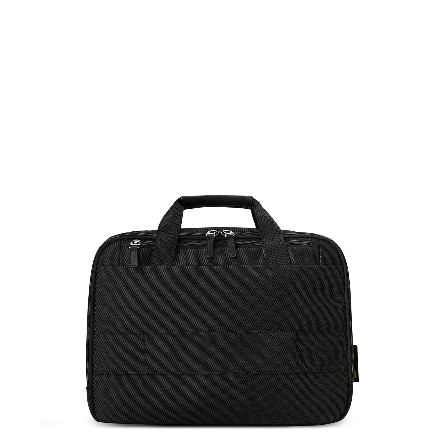 Delsey Wagram 2 Comparment Satchel Breifecase 15.6 inch Black - 00119916100