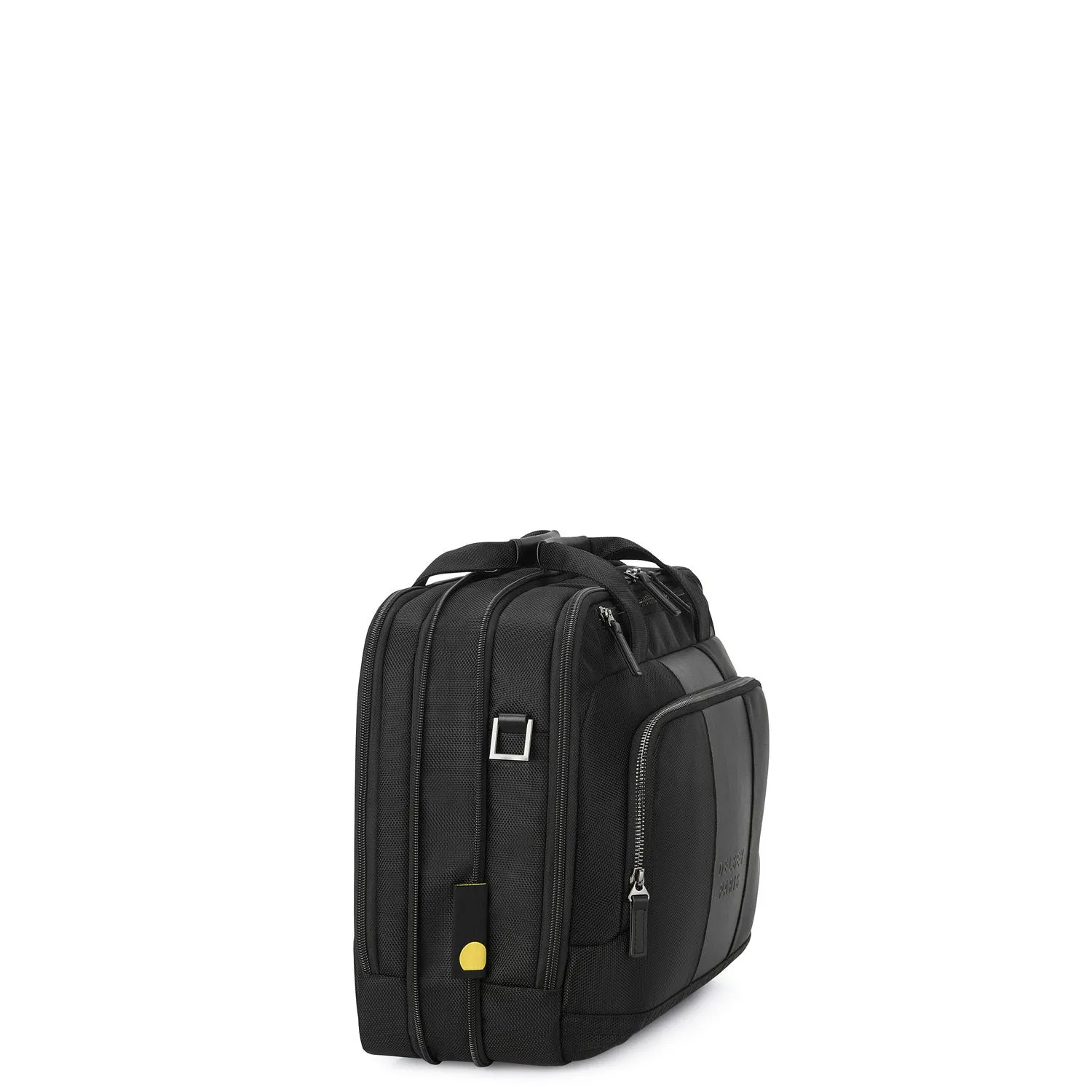 Delsey Wagram 2 Comparment Satchel Breifecase 15.6 inch Black - 00119916100
