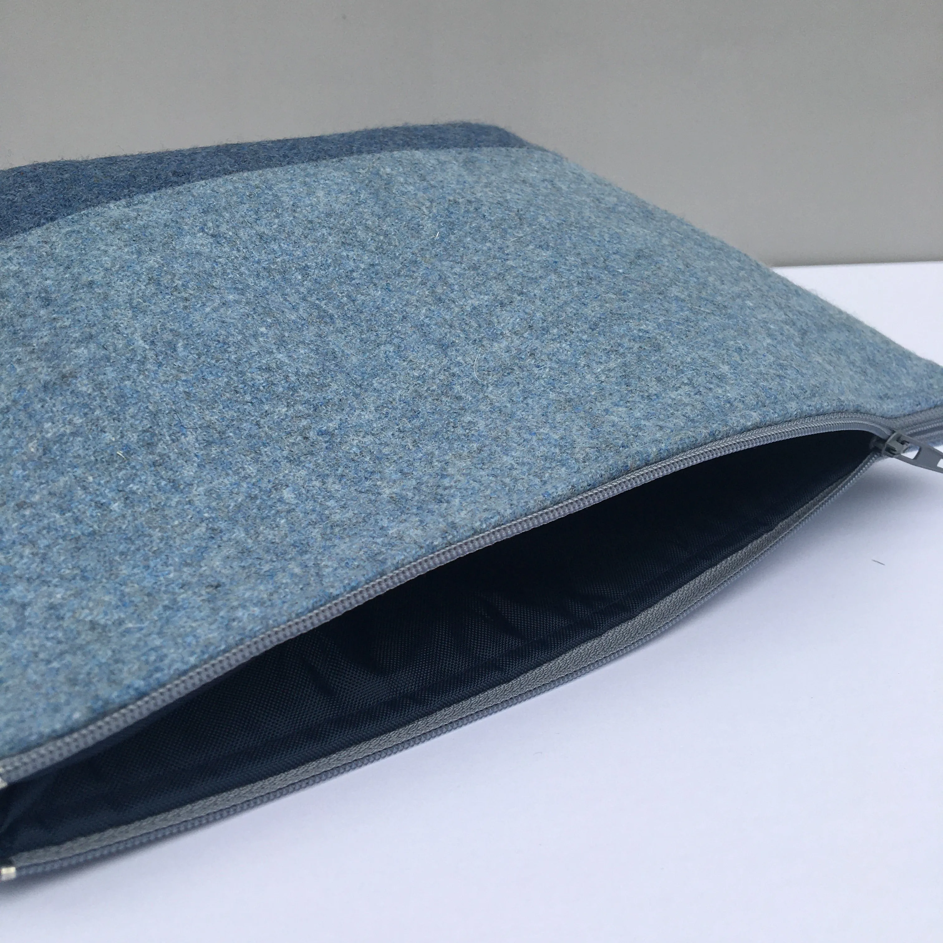Denim Split Pouch