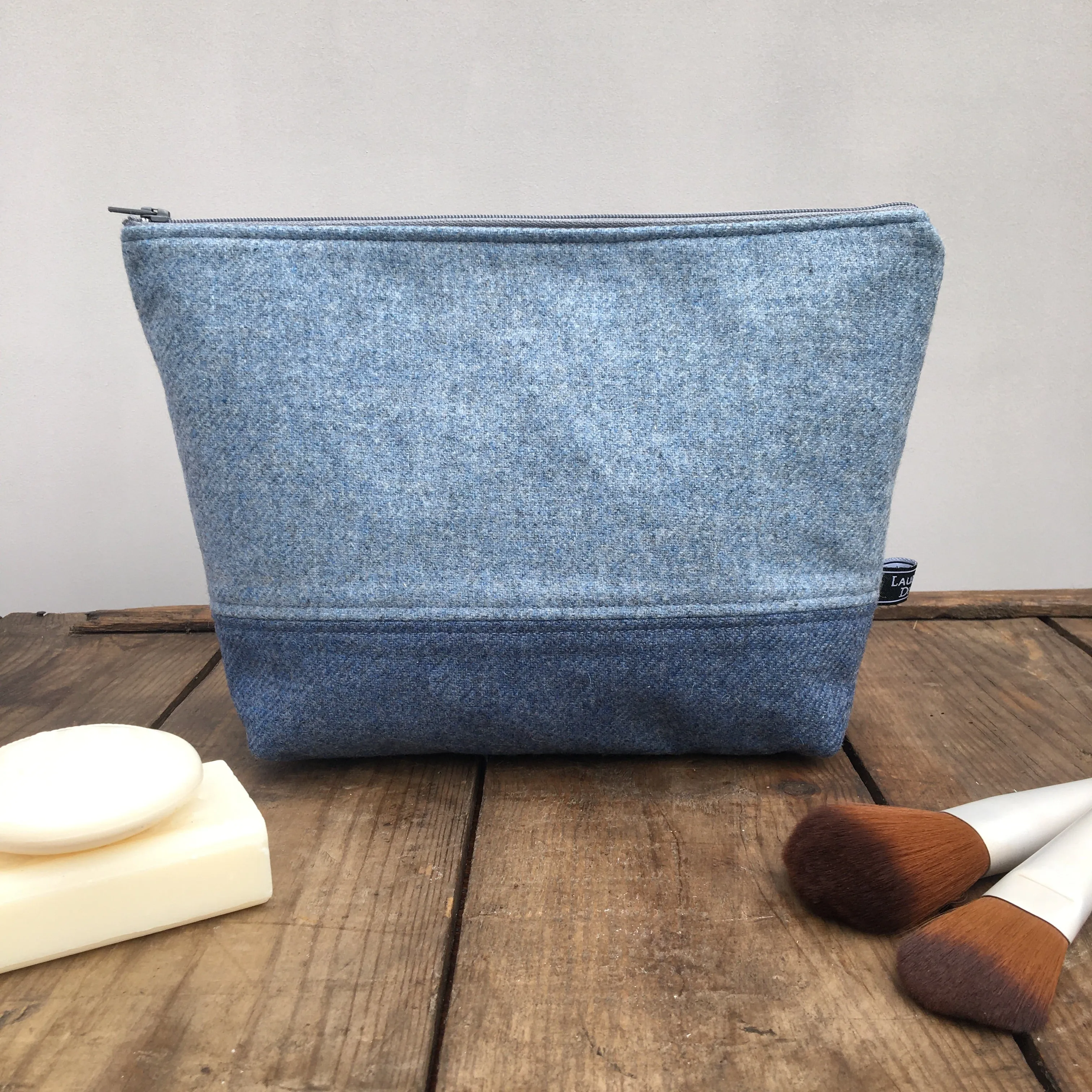 Denim Split Pouch