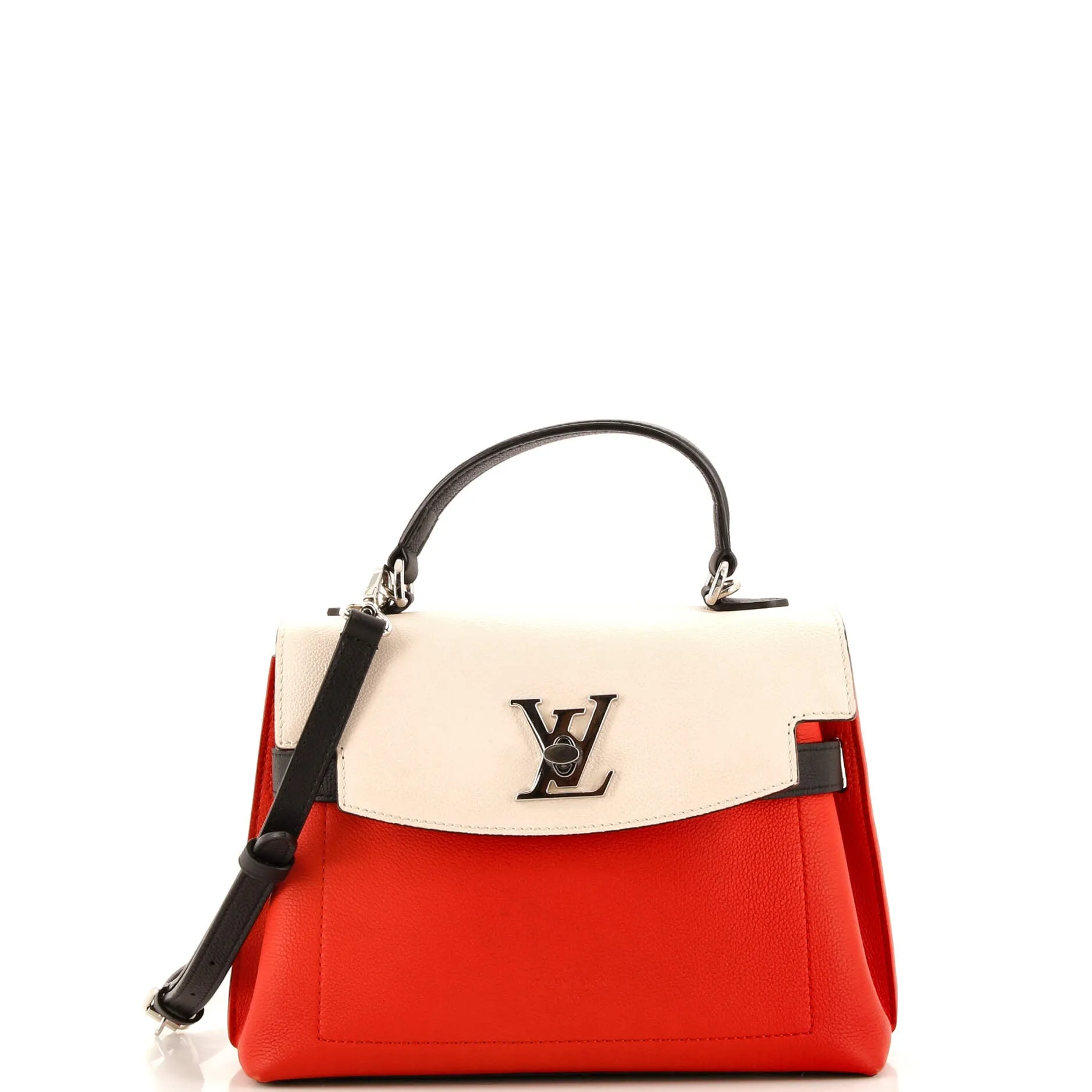 Designer Lockme Ever Handbag Leather BB