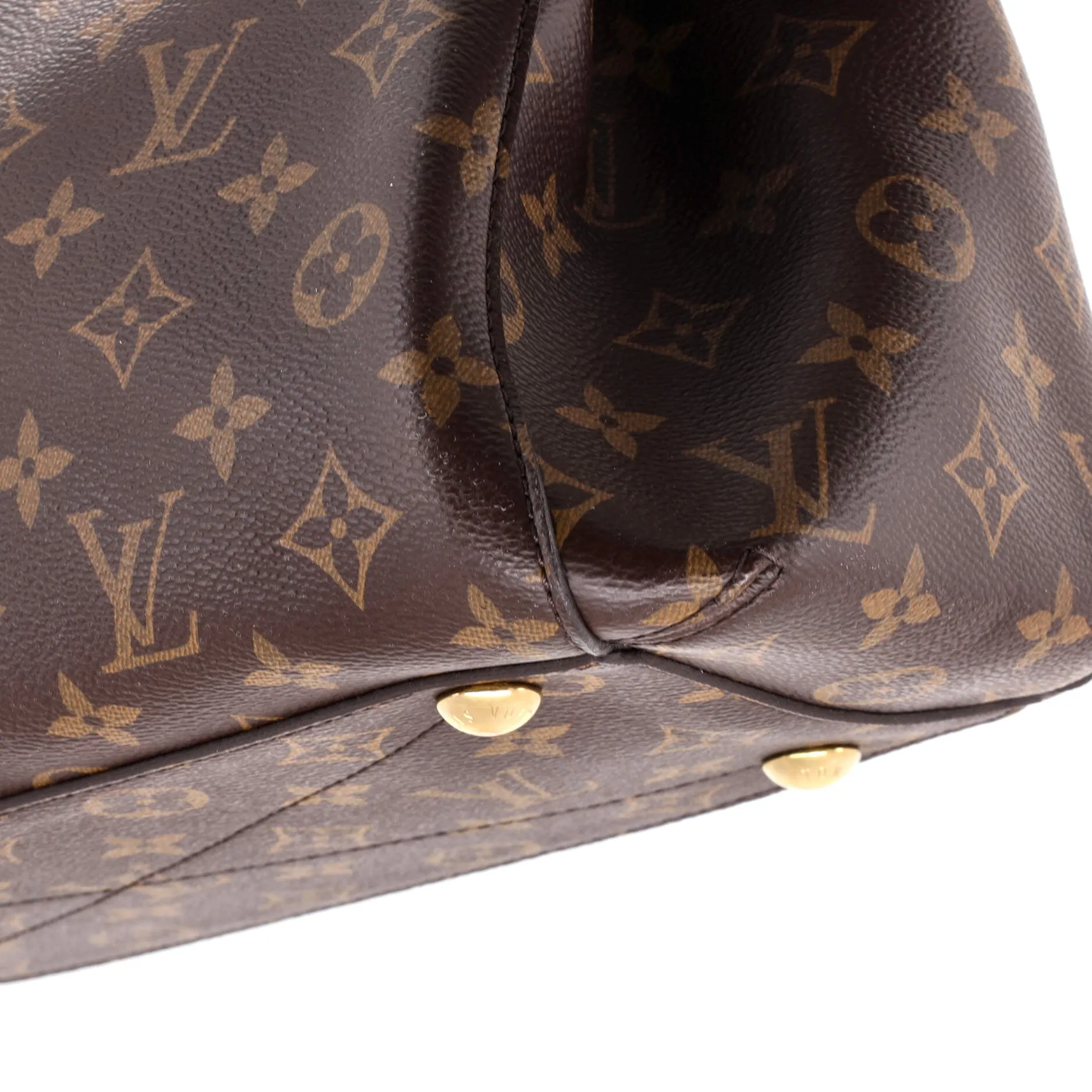 Designer Montaigne Handbag Monogram Canvas MM