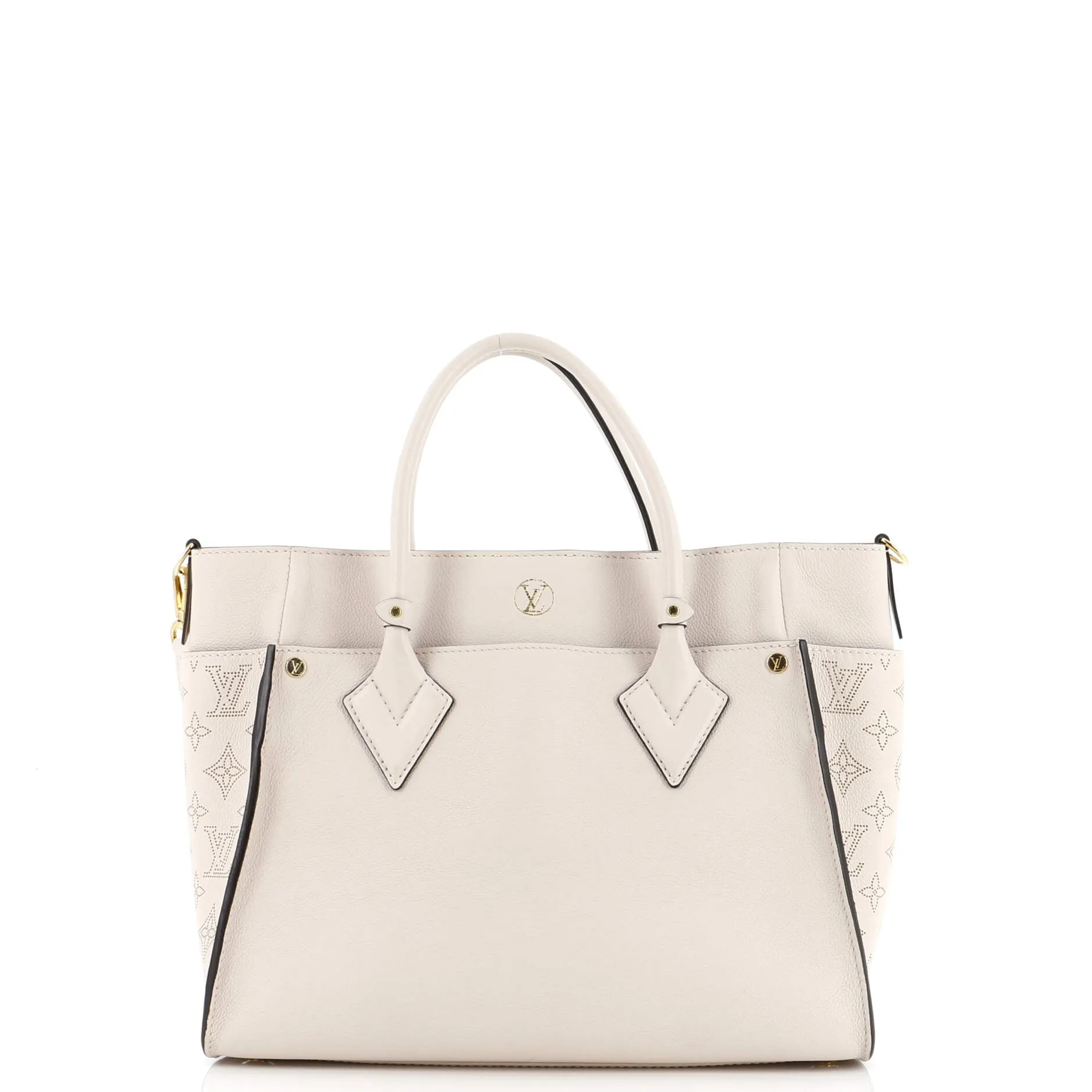 Designer On My Side Tote Mahina Leather MM