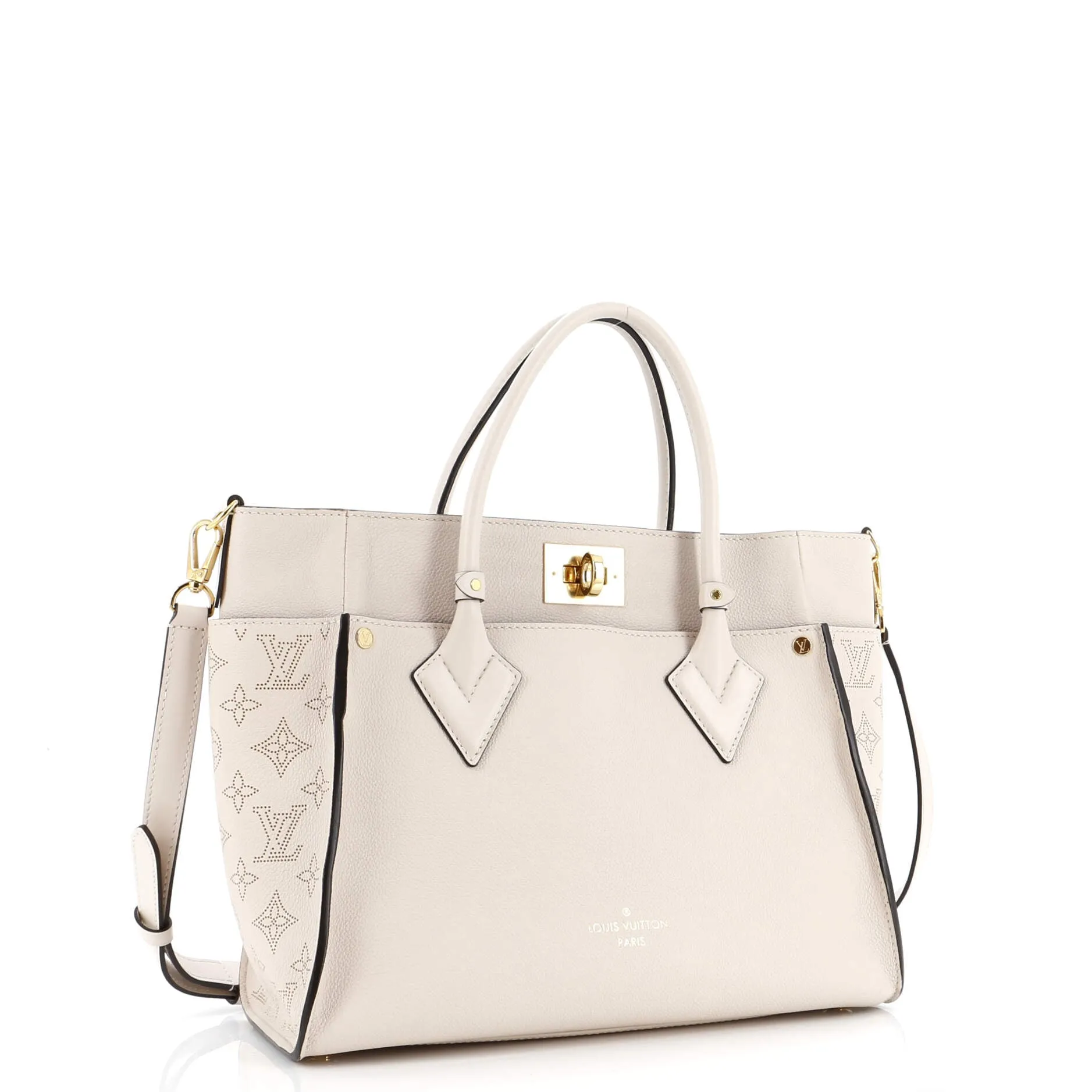 Designer On My Side Tote Mahina Leather MM