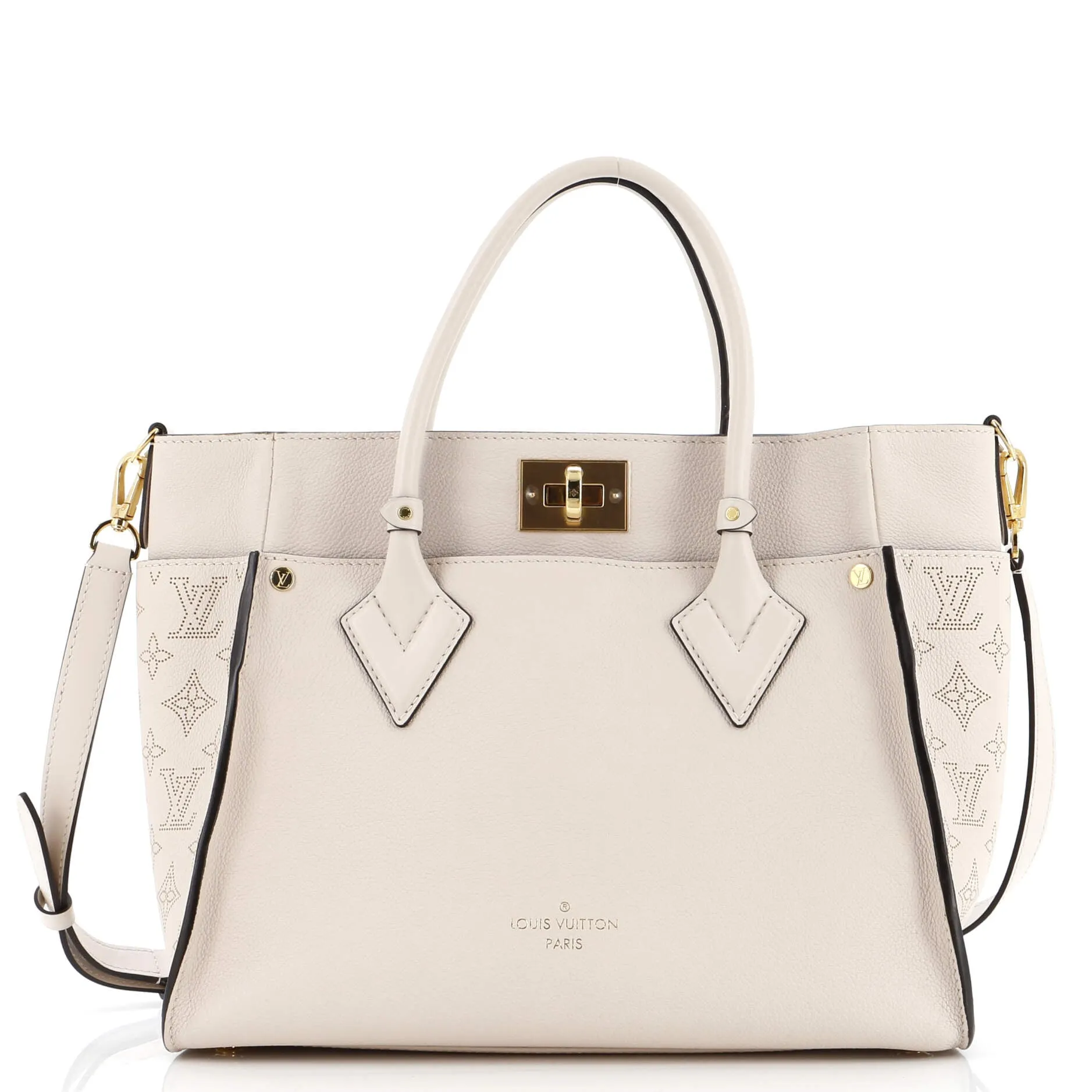 Designer On My Side Tote Mahina Leather MM