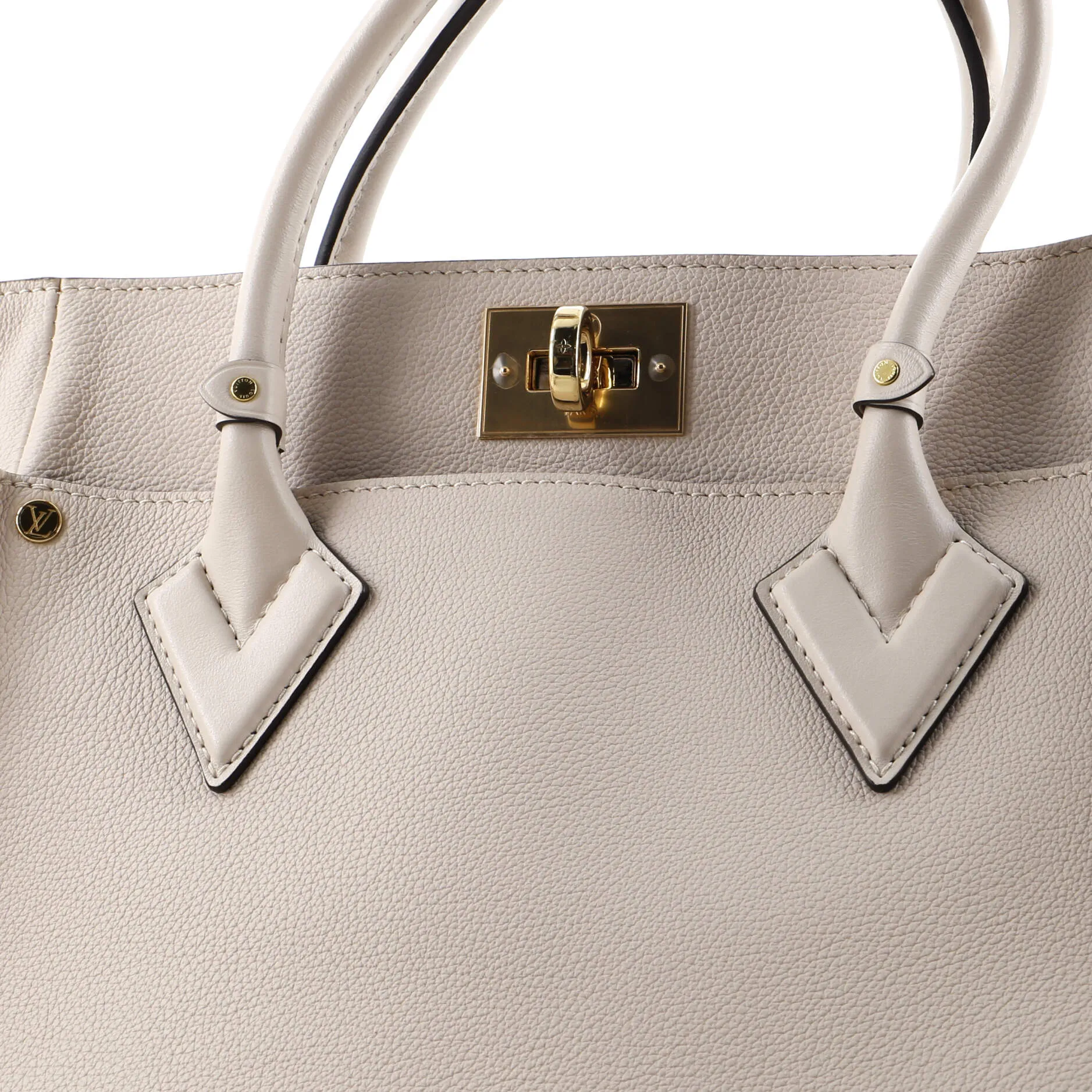 Designer On My Side Tote Mahina Leather MM