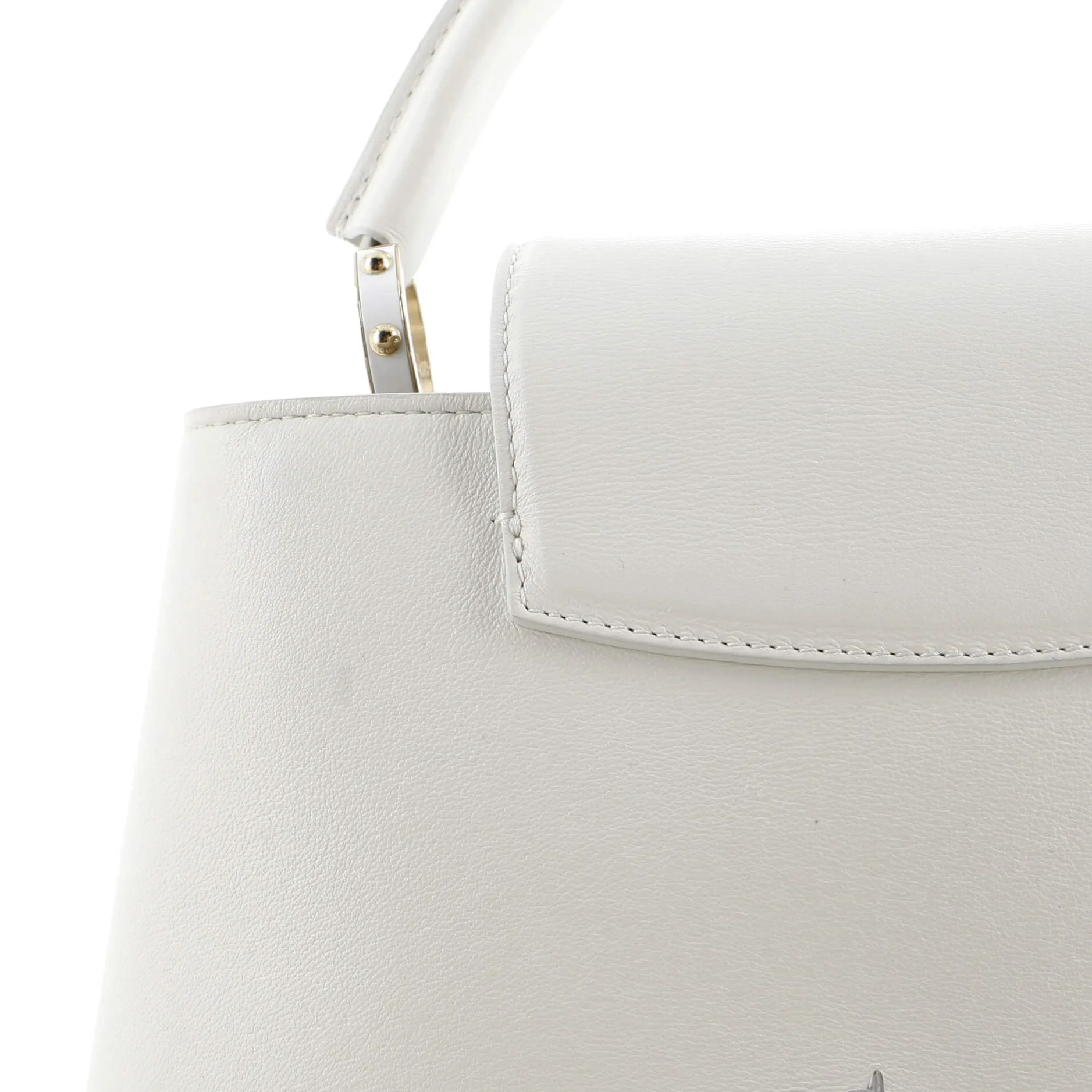 Designer Paola Pivi ArtyCapucines Bag Printed Leather MM