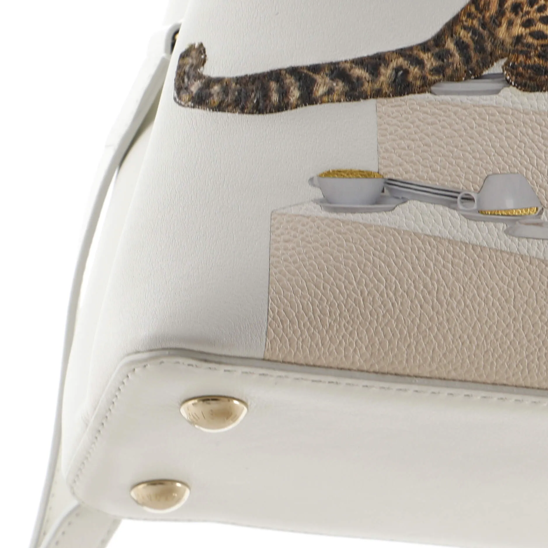 Designer Paola Pivi ArtyCapucines Bag Printed Leather MM