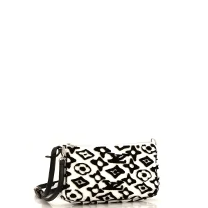 Designer Pochette Accessoires NM Limited Edition Urs Fischer Tufted Monogram Canvas