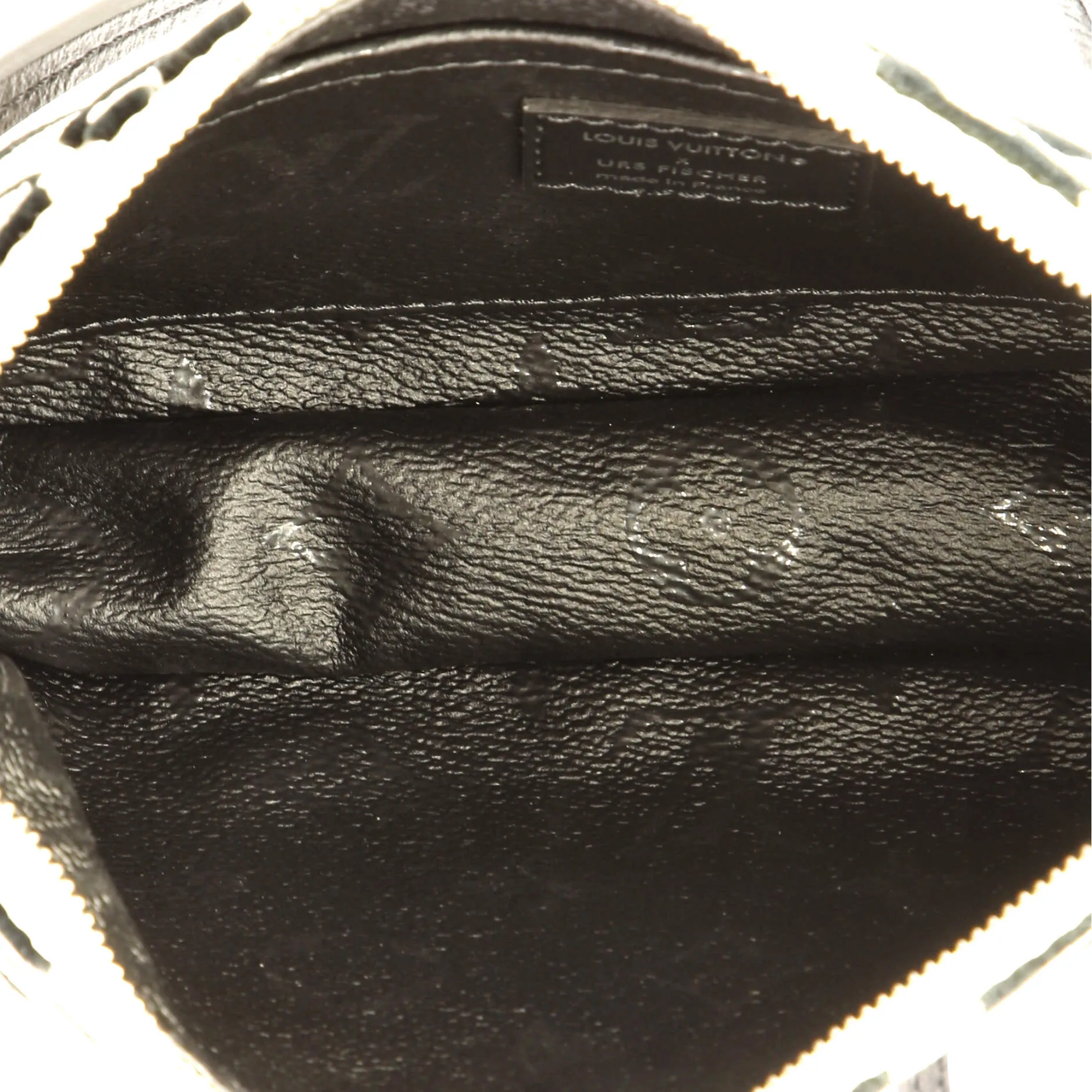 Designer Pochette Accessoires NM Limited Edition Urs Fischer Tufted Monogram Canvas