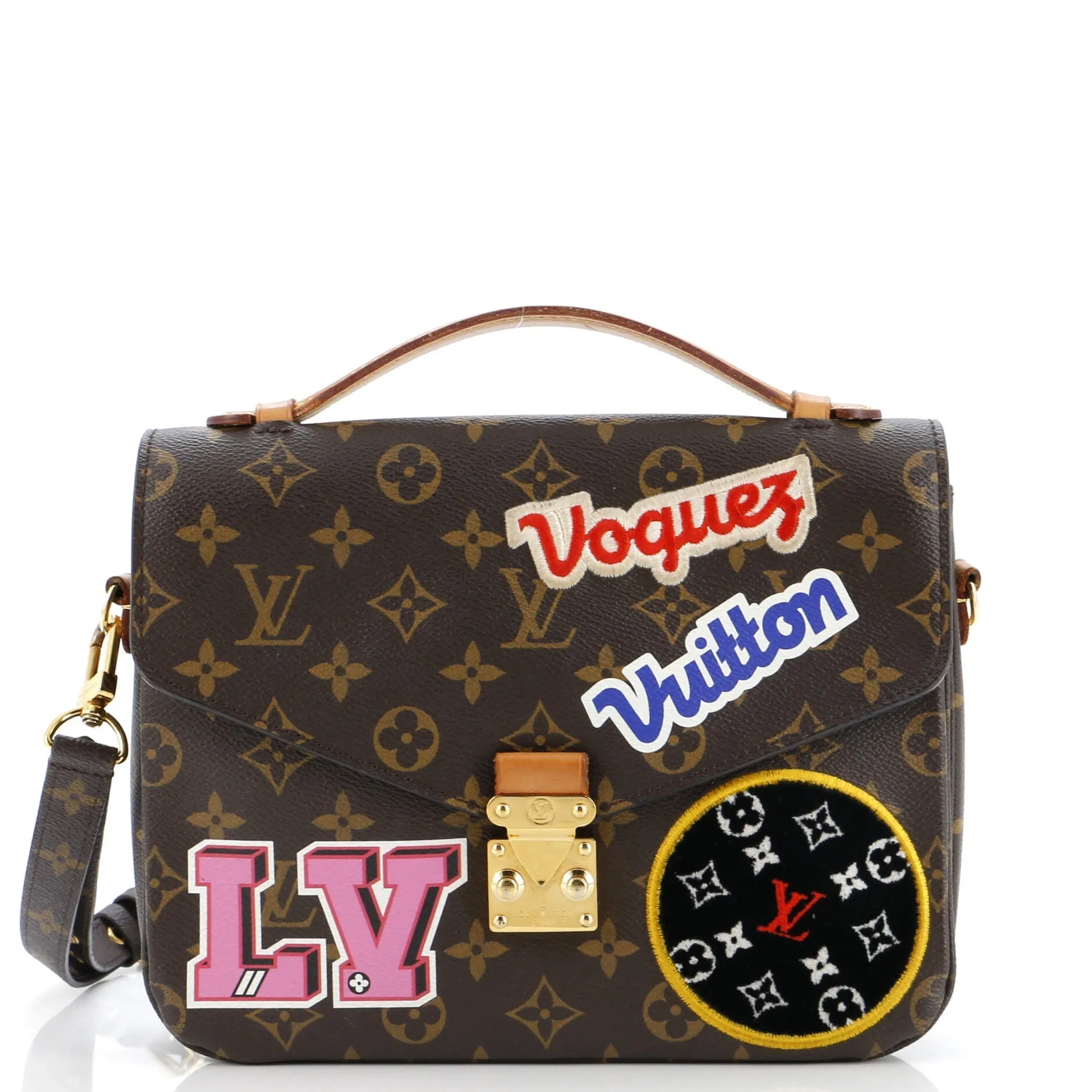 Designer Pochette Metis Limited Edition Patches Monogram Canvas