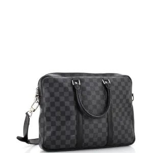Designer Porte-Documents Voyage Briefcase Damier Graphite PM