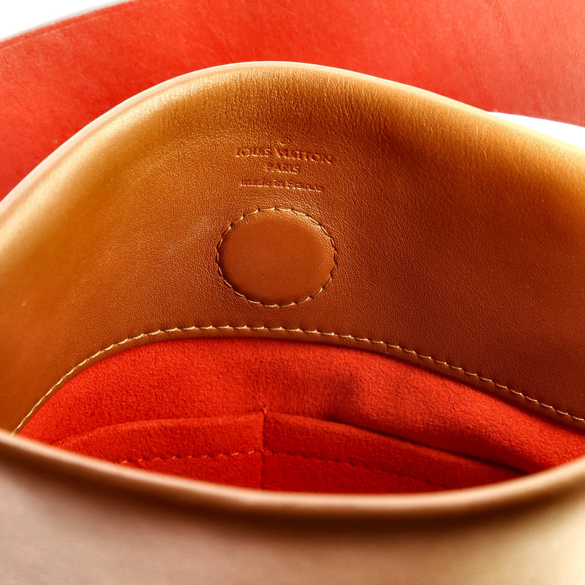 Designer Tuileries Besace Bag Monogram Canvas with Leather