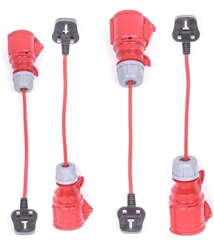 Di-LOG TL400KIT 400V PAT Lead Kit (TL40016A4, TL40016A5, TL40032A4, TL40032A5 & Carry Case)