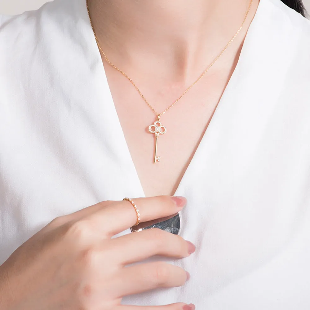 Diamond Key Pendant (Pendant Only)