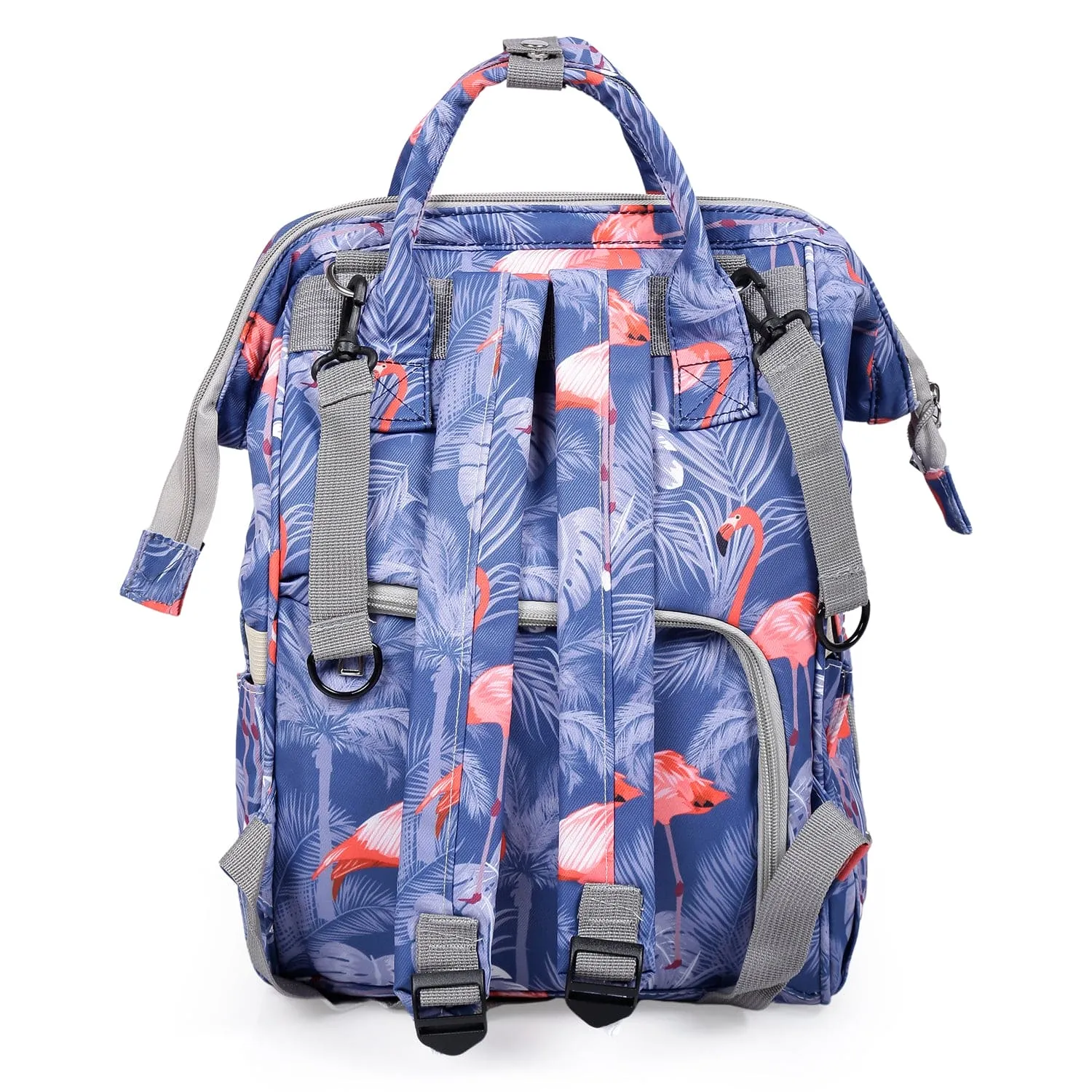Diaper Bag 
Maternity Backpack Flamingo Blue