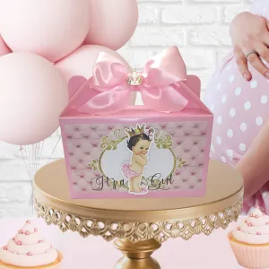 Diaper Princess Party Favor Boxes
