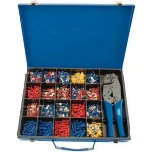 Draper Ratchet Crimping Tool And Terminal Kit, 220Mm Dr-56383
