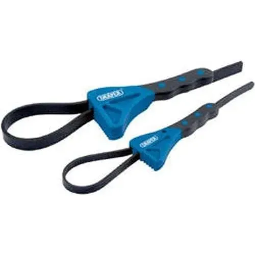 Draper Soft Grip Strap Wrench Set (2 Piece) Dr-43863