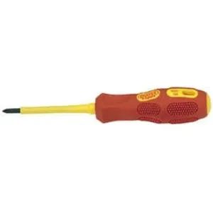 Draper Vde Approved Fully Insulated Cross Slot Screwdriver, No.1 X 80Mm (Sold Loose) Dr-69225