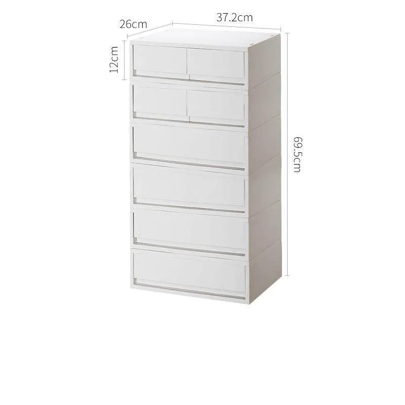 Drawer Type Desktop Double Compartment Storage Box