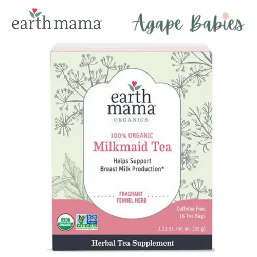Earth Mama Angel Baby, Organic Milkmaid Tea, 16 Tea Bags Exp: 11/26