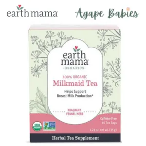 Earth Mama Angel Baby, Organic Milkmaid Tea, 16 Tea Bags Exp: 11/26