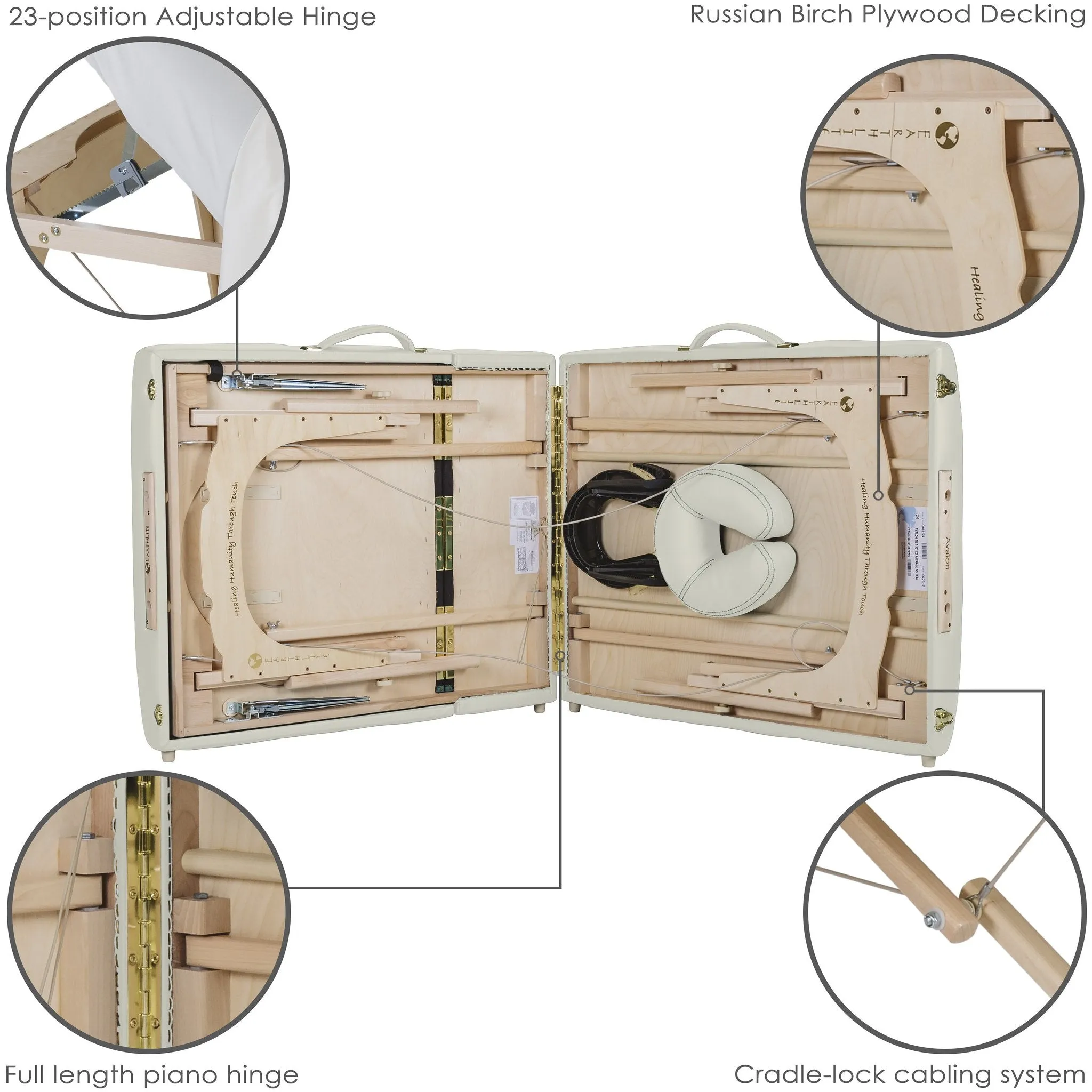 EarthLite Avalon XD Tilt 30" Massage Table Package