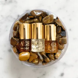 Earthy Mini Rollie Perfume Oil Concentrate Discovery Set by Sage