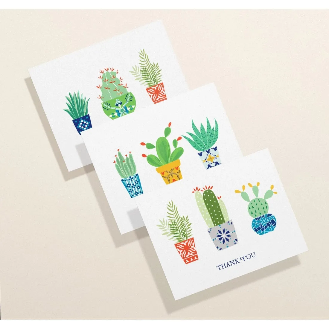 Eco-Friendly Plant Thank You Card Set