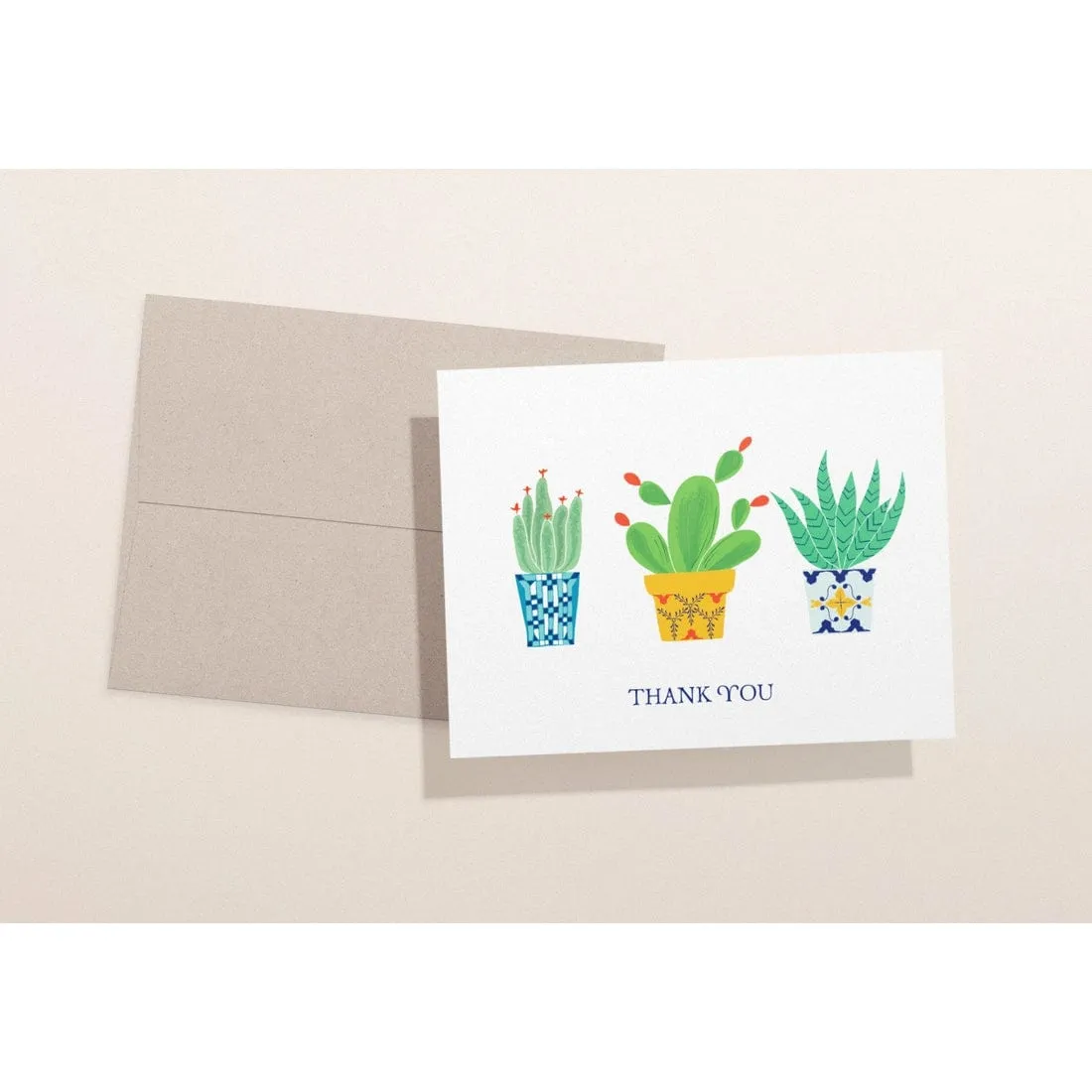 Eco-Friendly Plant Thank You Card Set