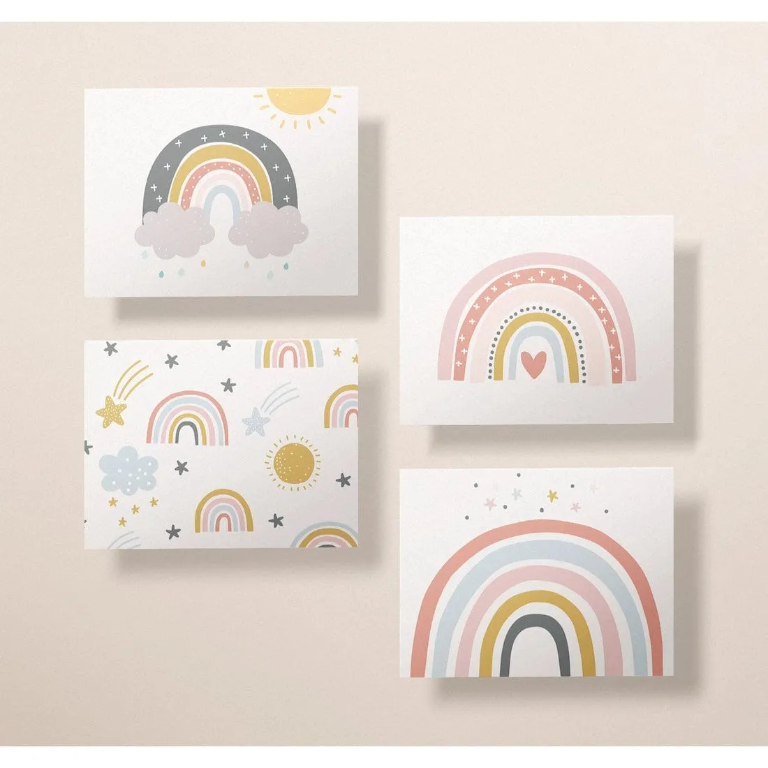 Eco-Friendly Rainbow Card Set