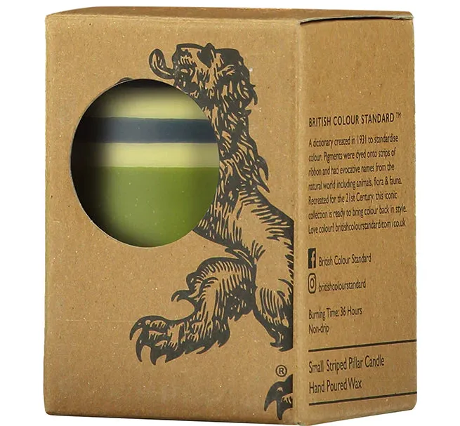 Eco Pillar Candle; Various Sizes | Olive, Indigo And Jasmine