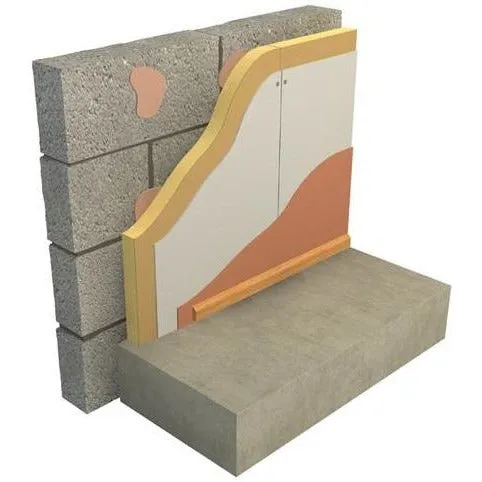 Ecotherm Insulated Plasterboard Eco-Liner PIR - 37.5mm (25mm PIR Insulation   12.5mm Plasterboard)